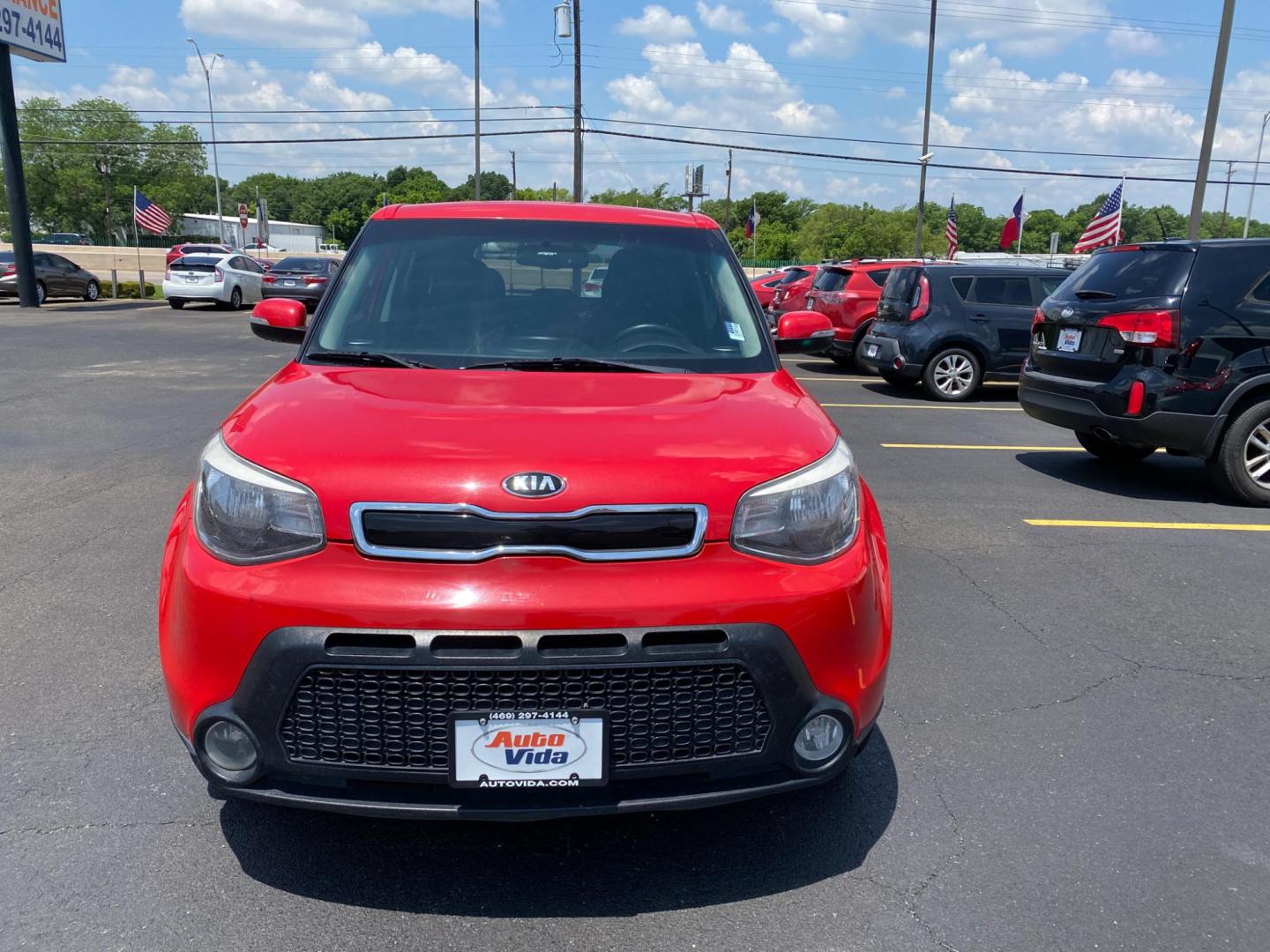 2016 RED Kia Soul ! (KNDJX3A54G7) with an 2.0L L4 DOHC 16V engine, 6A transmission, located at 420 I-35E, Lancaster, TX, 75146, (469) 297-4144, 32.593929, -96.823685 - Photo#0