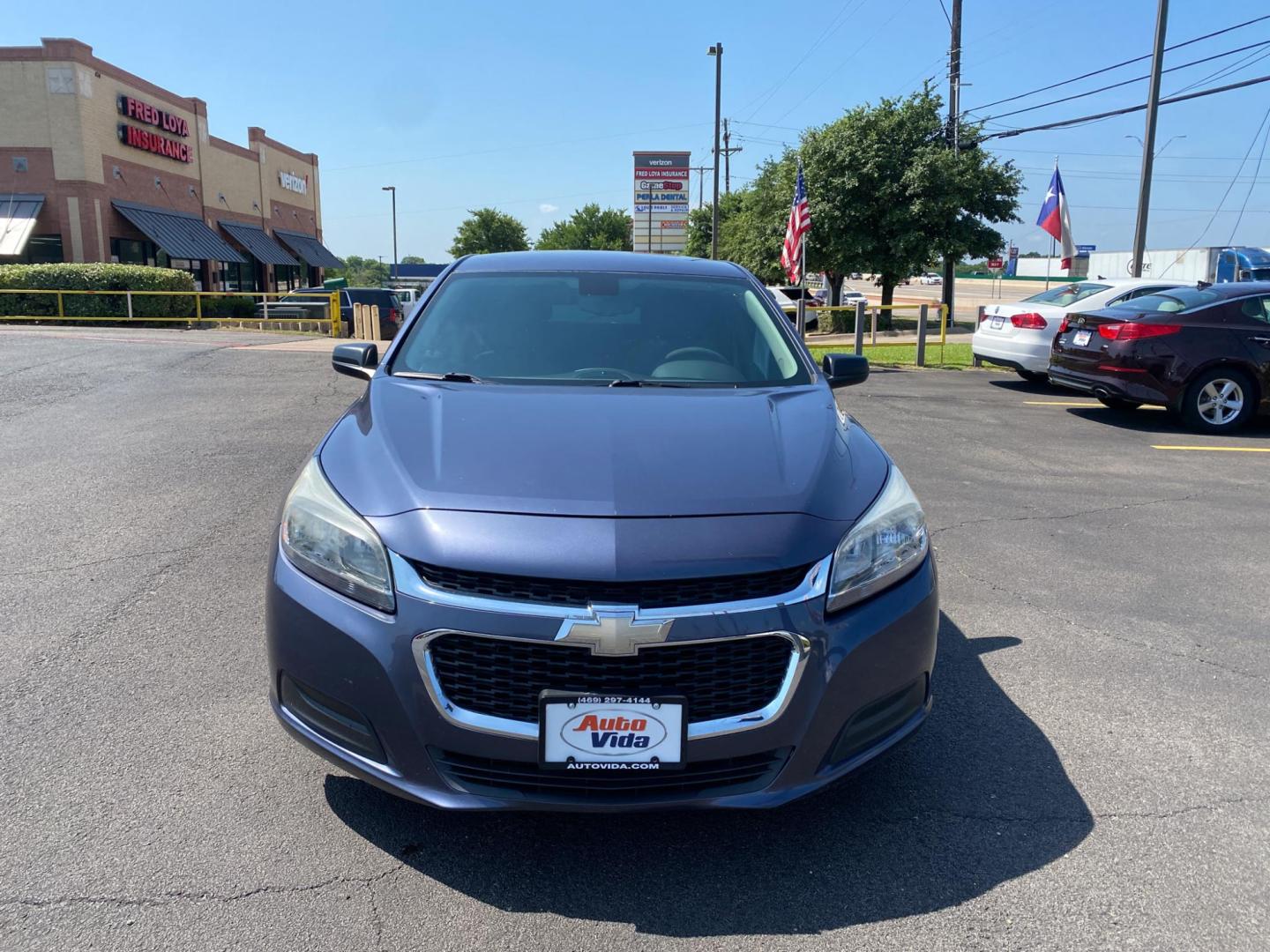 2014 BLUE Chevrolet Malibu LS (1G11B5SL1EF) with an 2.5L L4 DOHC 16V engine, 6-Speed Automatic transmission, located at 420 I-35E, Lancaster, TX, 75146, (469) 297-4144, 32.593929, -96.823685 - Photo#0