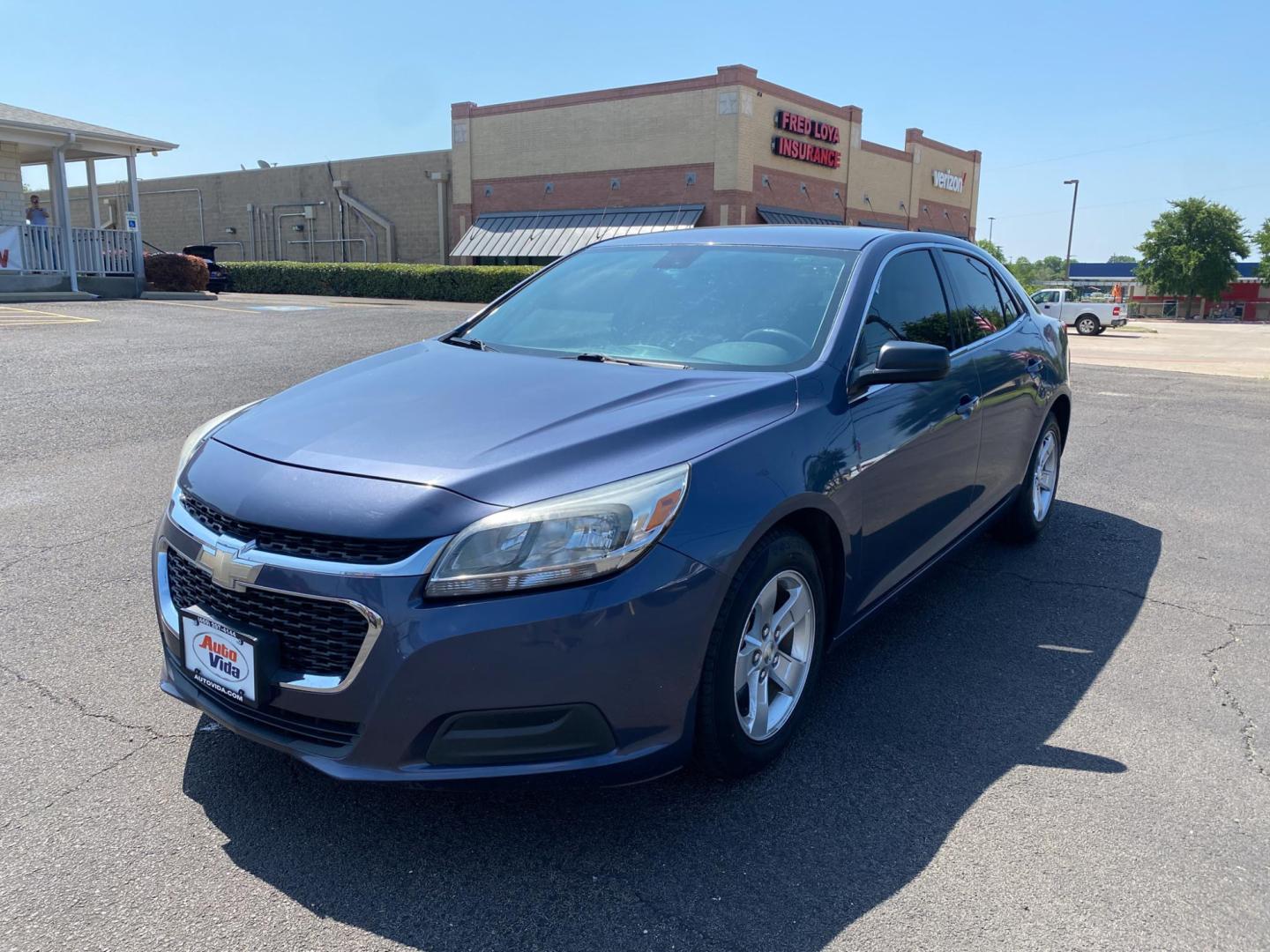 2014 BLUE Chevrolet Malibu LS (1G11B5SL1EF) with an 2.5L L4 DOHC 16V engine, 6-Speed Automatic transmission, located at 420 I-35E, Lancaster, TX, 75146, (469) 297-4144, 32.593929, -96.823685 - Photo#1