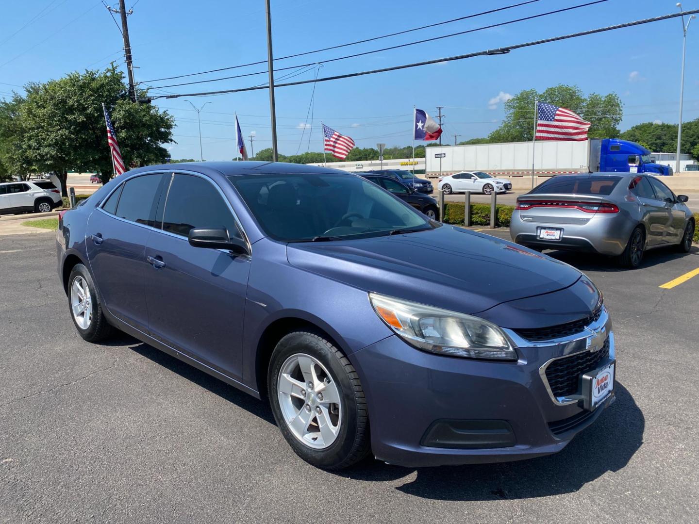 2014 BLUE Chevrolet Malibu LS (1G11B5SL1EF) with an 2.5L L4 DOHC 16V engine, 6-Speed Automatic transmission, located at 420 I-35E, Lancaster, TX, 75146, (469) 297-4144, 32.593929, -96.823685 - Photo#7