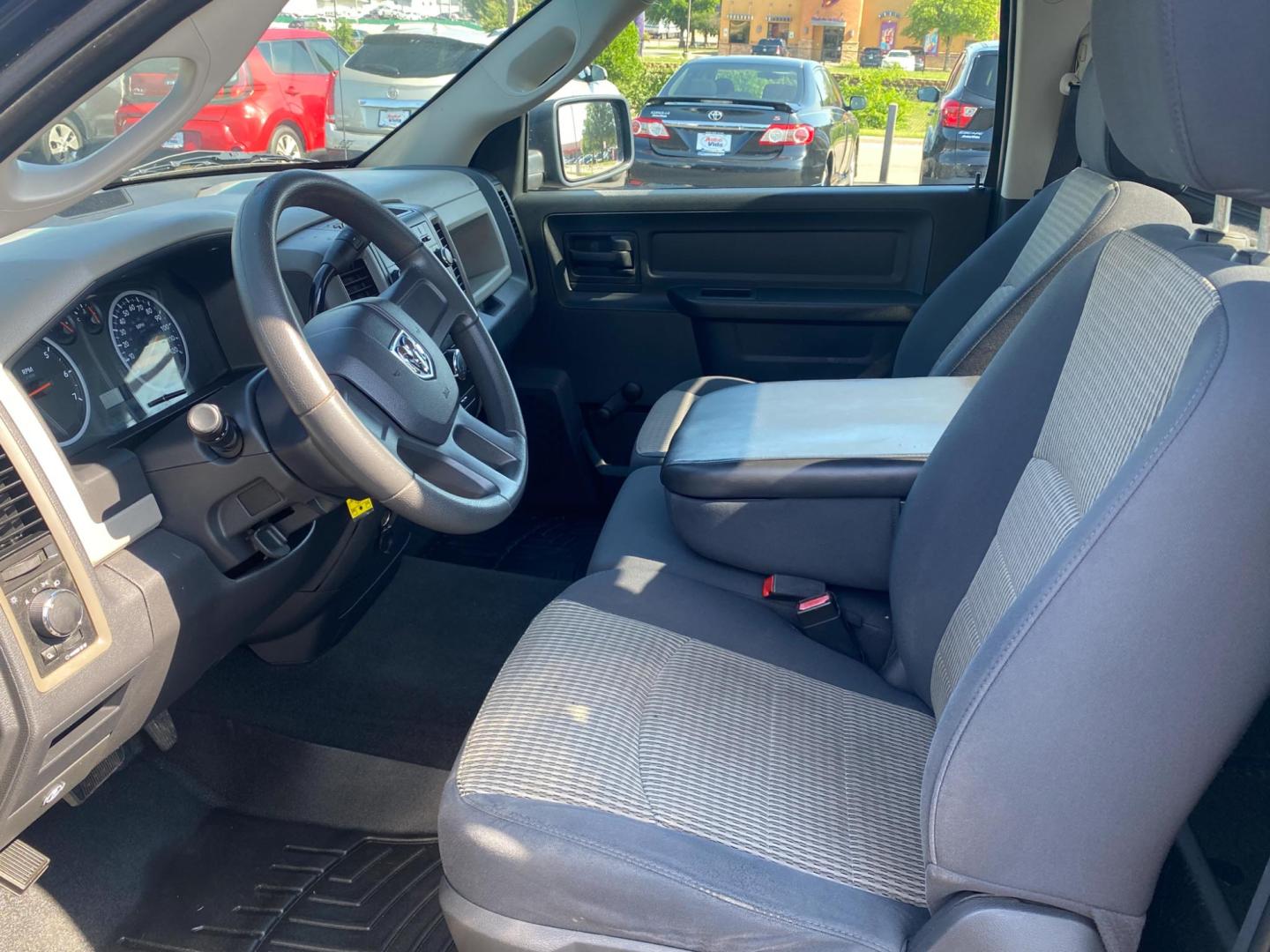 2009 BLACK Dodge Ram 1500 ST LWB 2WD (1D3HB16K59J) with an 3.7L V6 SOHC 12V engine, 5-Speed Aut transmission, located at 420 I-35E, Lancaster, TX, 75146, (469) 297-4144, 32.593929, -96.823685 - Photo#6