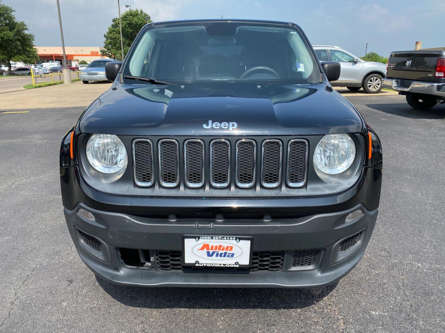 2017 BLACK Jeep Renegade Sport 4WD (ZACCJBAB0HP) with an 2.4L L4 DOHC 16V engine, 6M transmission, located at 420 I-35E, Lancaster, TX, 75146, (469) 297-4144, 32.593929, -96.823685 - Photo#0