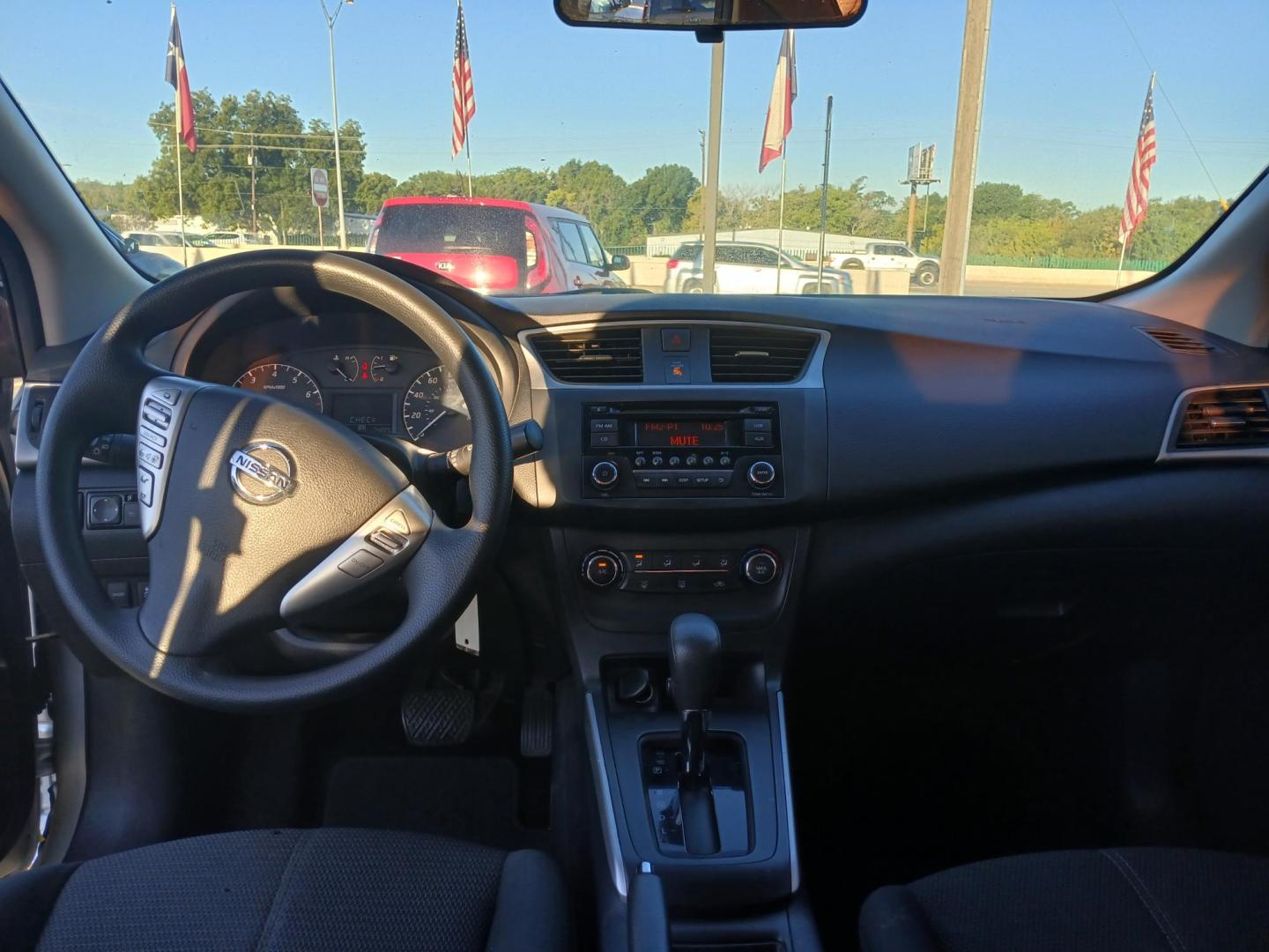 2016 SILVER Nissan Sentra FE+ S (3N1AB7AP6GY) with an 1.8L L4 SFI DOHC 16V engine, CVT transmission, located at 420 I-35E, Lancaster, TX, 75146, (469) 297-4144, 32.593929, -96.823685 - Photo#3