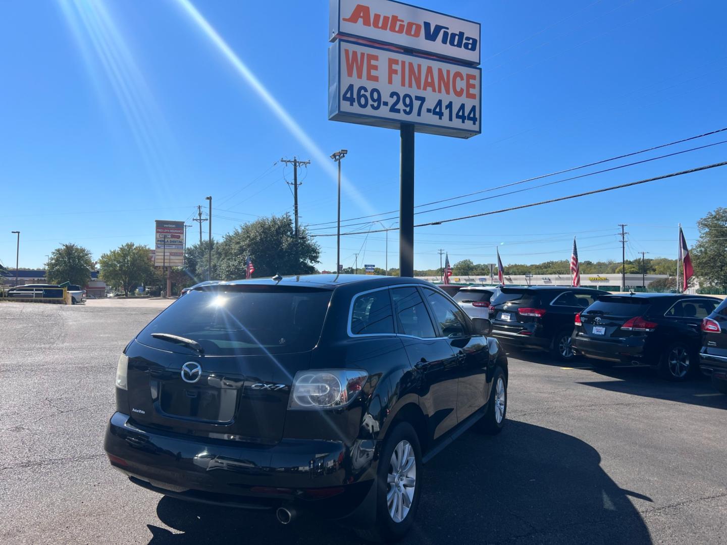 2011 BLACK Mazda CX-7 i Sport (JM3ER2B58B0) with an 2.5L L4 DOHC 16V engine, 5-Speed Automatic transmission, located at 420 I-35E, Lancaster, TX, 75146, (469) 297-4144, 32.593929, -96.823685 - Photo#6