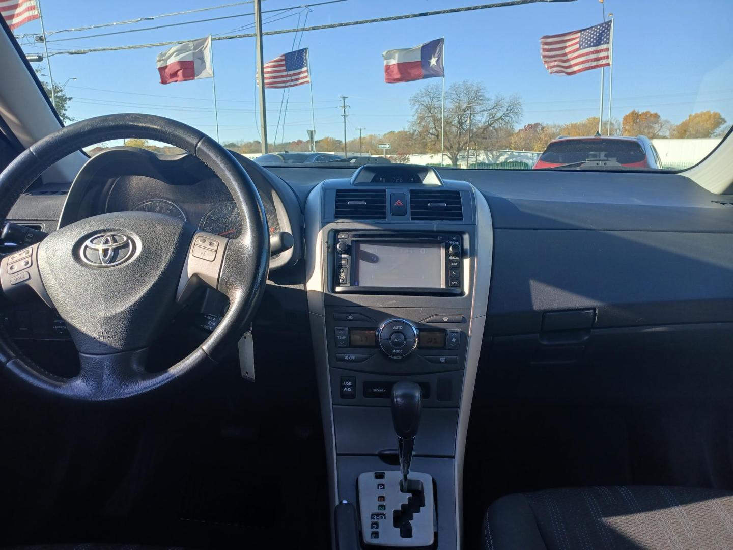 2013 BLACK Toyota Corolla LE 4-Speed AT (5YFBU4EE9DP) with an 1.8L L4 DOHC 16V engine, 4-Speed Automatic transmission, located at 420 I-35E, Lancaster, TX, 75146, (469) 297-4144, 32.593929, -96.823685 - Photo#4