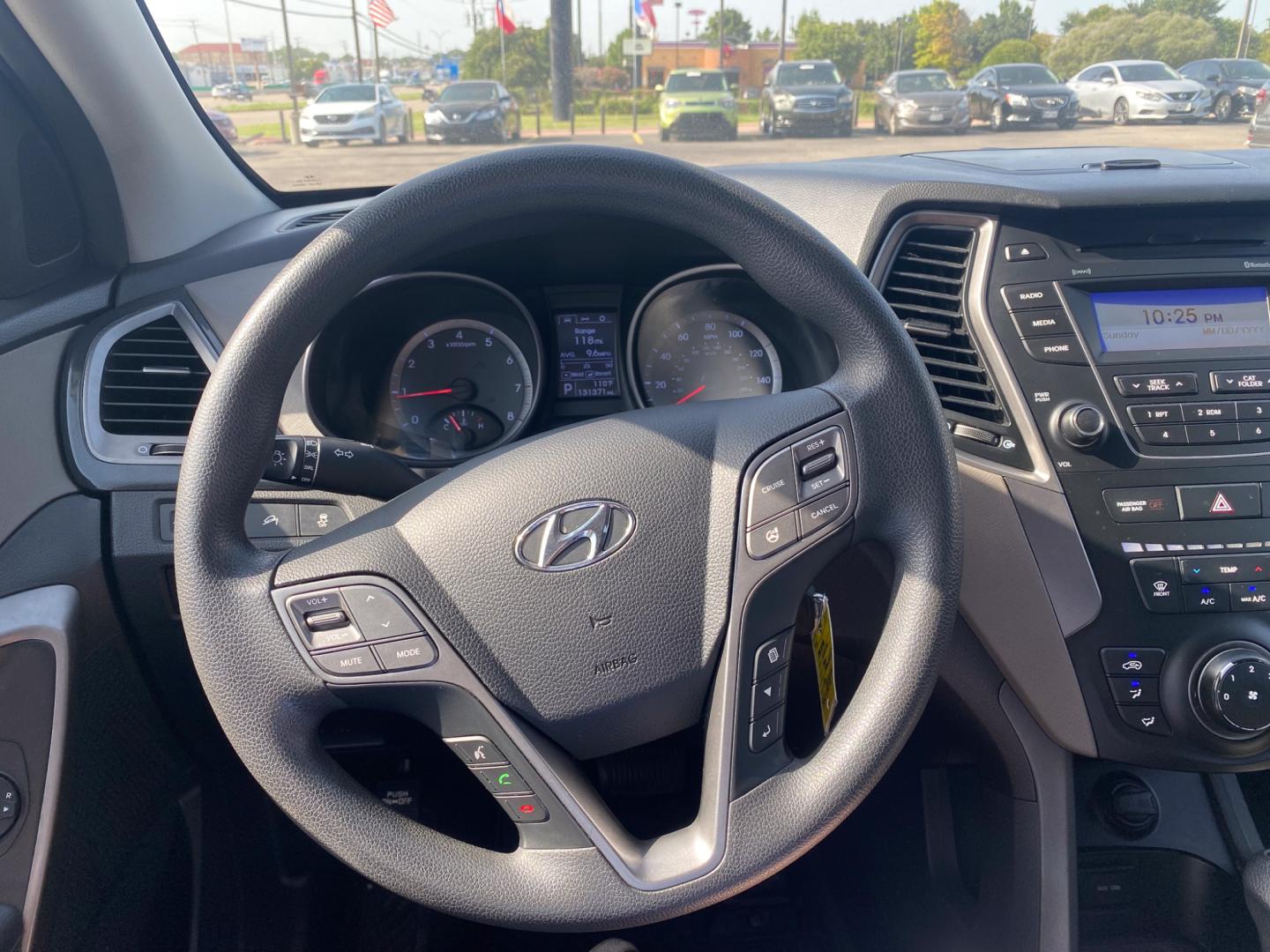 2016 SILVER Hyundai Santa Fe Sport 2.4 FWD (5XYZT3LB9GG) with an 2.4L L4 DOHC 16V engine, 6-Speed Automatic transmission, located at 420 I-35E, Lancaster, TX, 75146, (469) 297-4144, 32.593929, -96.823685 - Photo#12