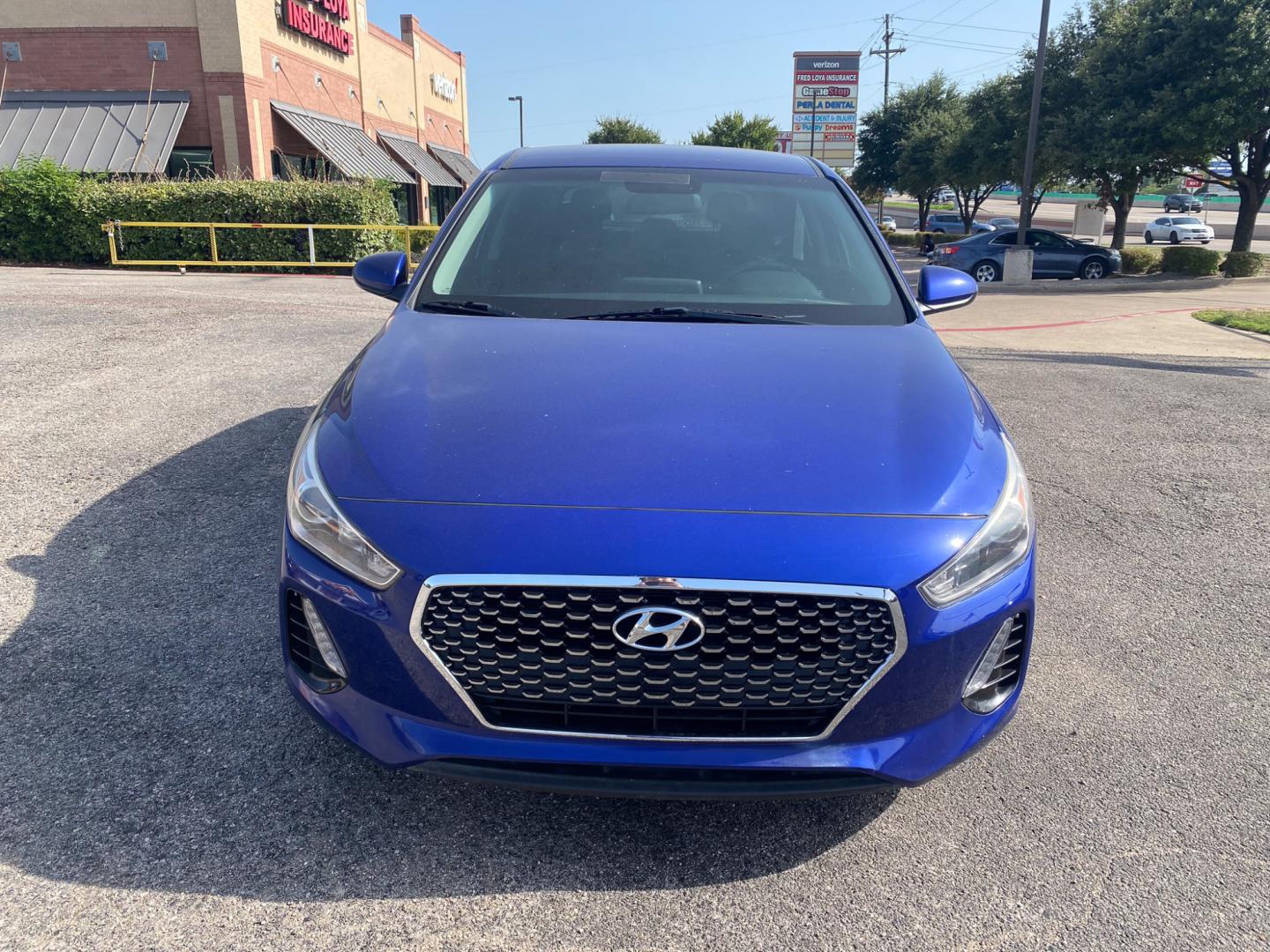 2019 BLUE Hyundai Elantra GT Base (KMHH35LE9KU) with an 2.0L L4 16V DOHC engine, 6A transmission, located at 420 I-35E, Lancaster, TX, 75146, (469) 297-4144, 32.593929, -96.823685 - Photo#0