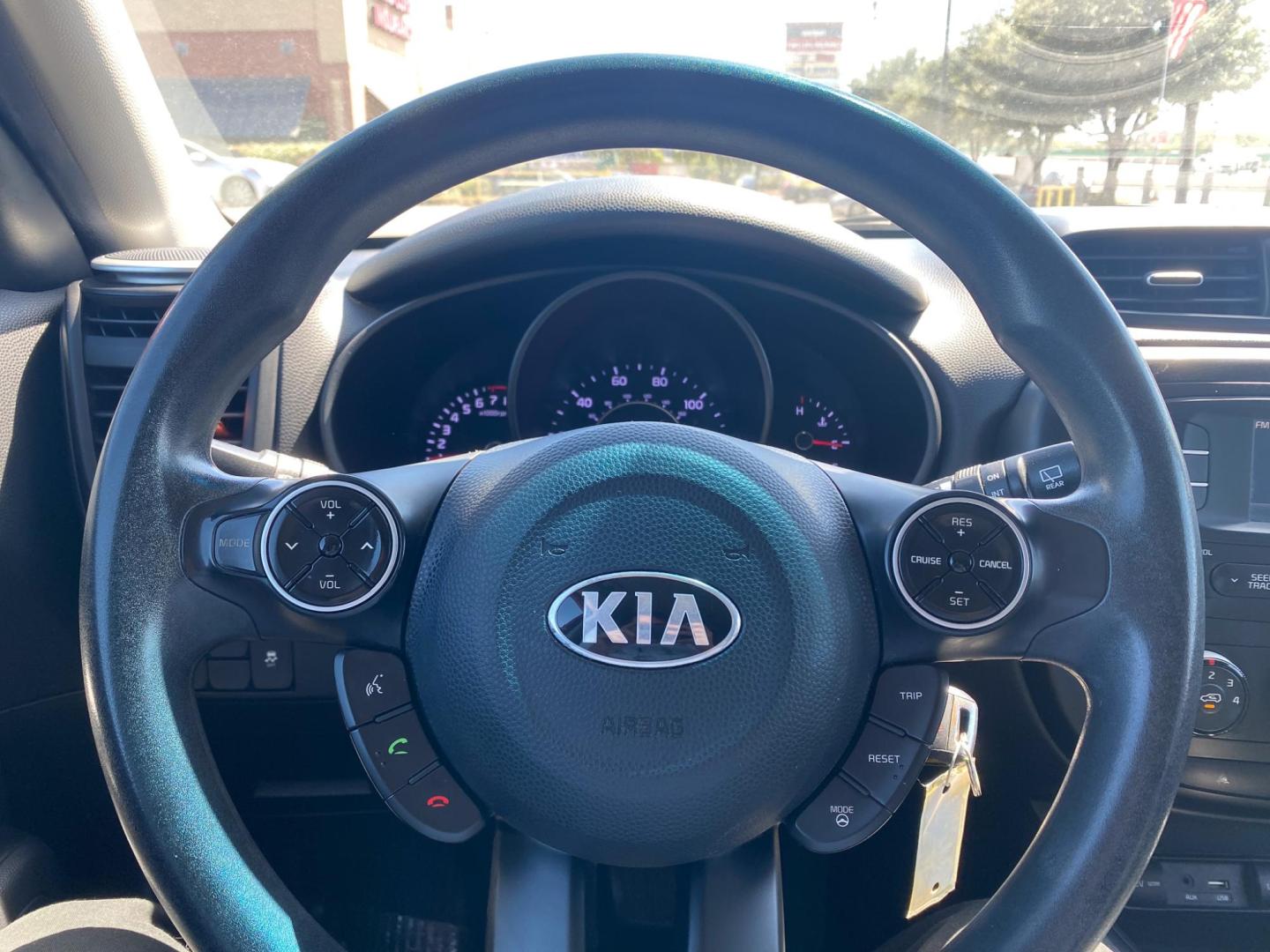 2016 RED Kia Soul + (KNDJP3A51G7) with an 2.0L L4 DOHC 16V engine, 6A transmission, located at 420 I-35E, Lancaster, TX, 75146, (469) 297-4144, 32.593929, -96.823685 - Photo#11