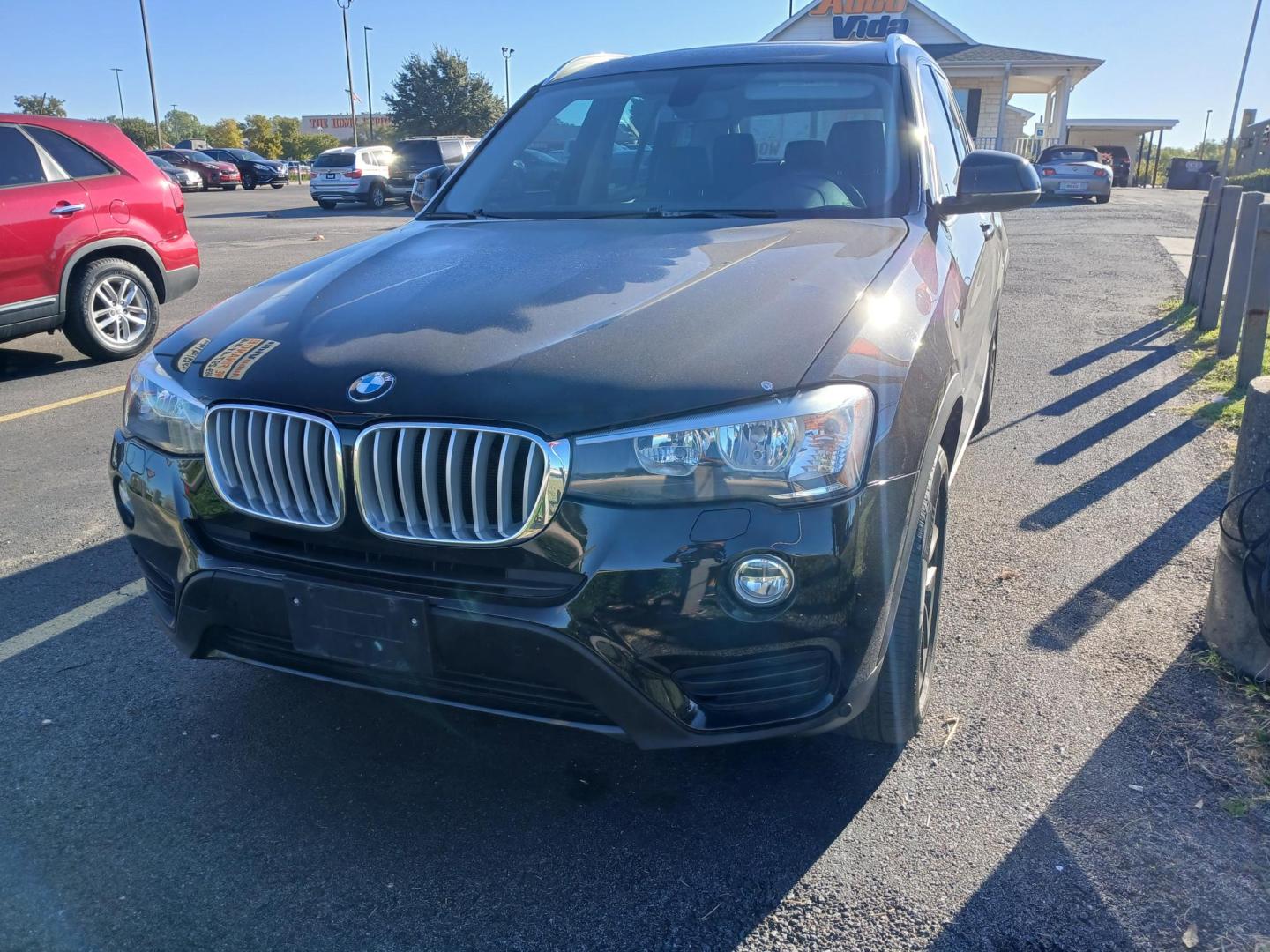 2017 BLACK BMW X3 sDrive28i (5UXWZ7C30H0) with an 2.0L L4 DOHC 16V engine, 8A transmission, located at 420 I-35E, Lancaster, TX, 75146, (469) 297-4144, 32.593929, -96.823685 - Photo#4