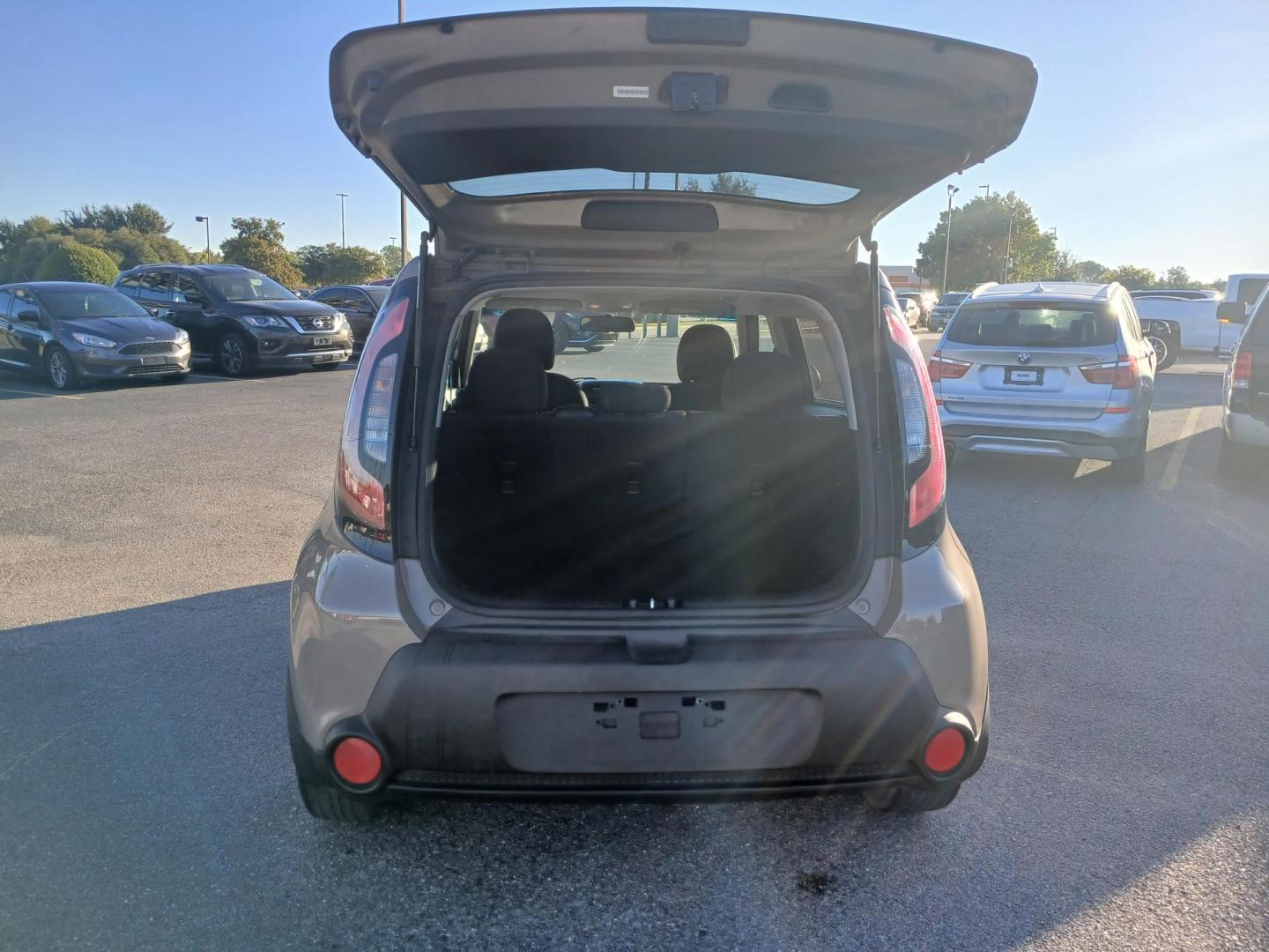 2014 BROWN Kia Soul Base (KNDJN2A27E7) with an 1.6L L4 DOHC 16V engine, located at 420 I-35E, Lancaster, TX, 75146, (469) 297-4144, 32.593929, -96.823685 - Photo#2