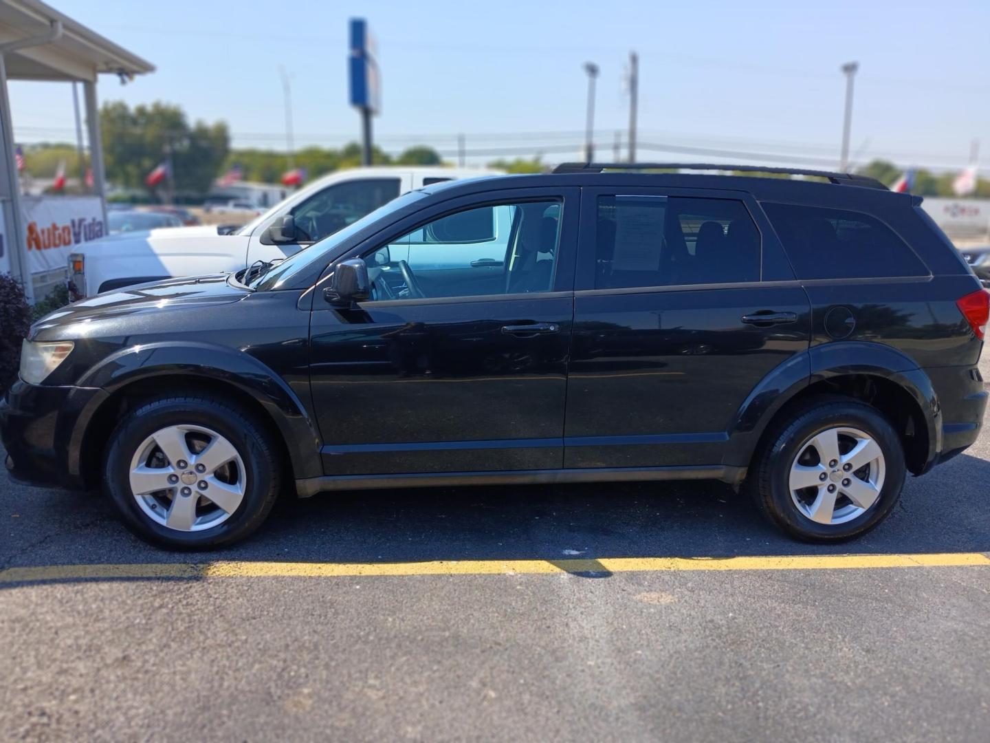 2011 BLACK Dodge Journey Mainstreet (3D4PG1FG0BT) with an 3.6L V6 DOHC 24V engine, 6-Speed Automatic transmission, located at 420 I-35E, Lancaster, TX, 75146, (469) 297-4144, 32.593929, -96.823685 - Photo#1