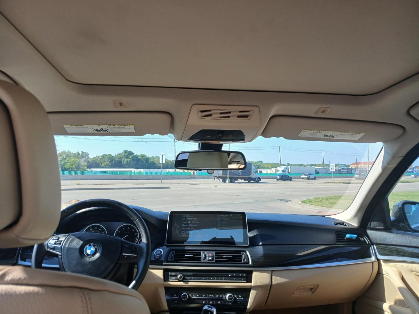 2013 BROWN BMW 5-Series 528i (WBAXG5C59DD) with an 2.0L L4 DOHC 16V TURBO engine, located at 420 I-35E, Lancaster, TX, 75146, (469) 297-4144, 32.593929, -96.823685 - Photo#3