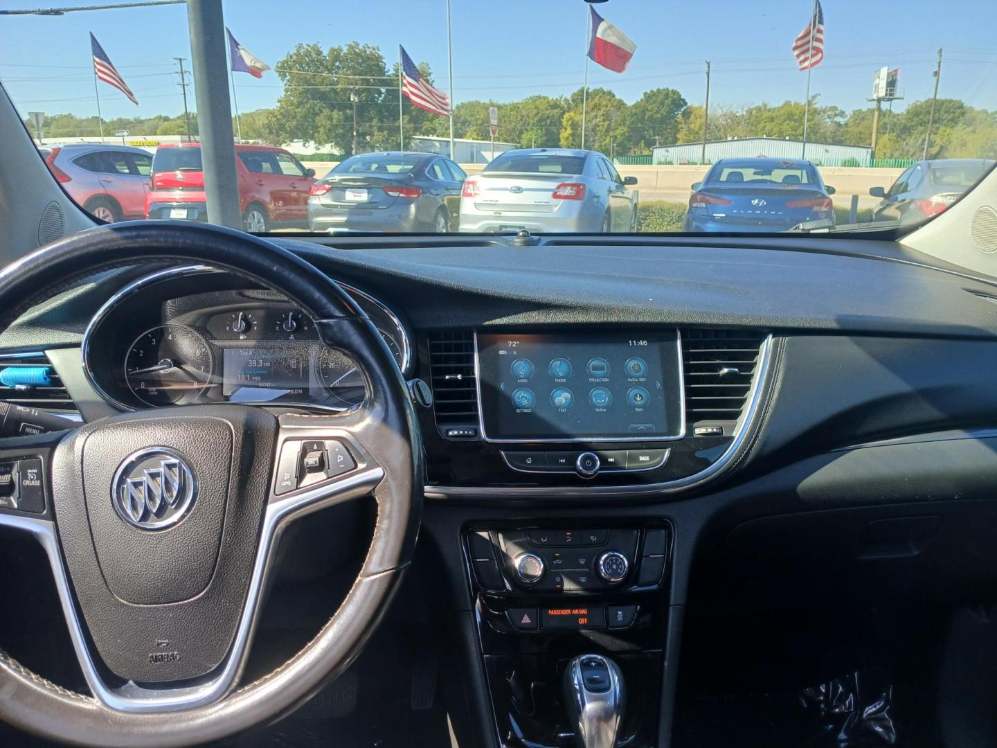 2019 SILVER Buick Encore Preferred FWD (KL4CJASB8KB) with an 1.4L L4 DOHC 16V TURBO engine, 6A transmission, located at 420 I-35E, Lancaster, TX, 75146, (469) 297-4144, 32.593929, -96.823685 - Photo#4