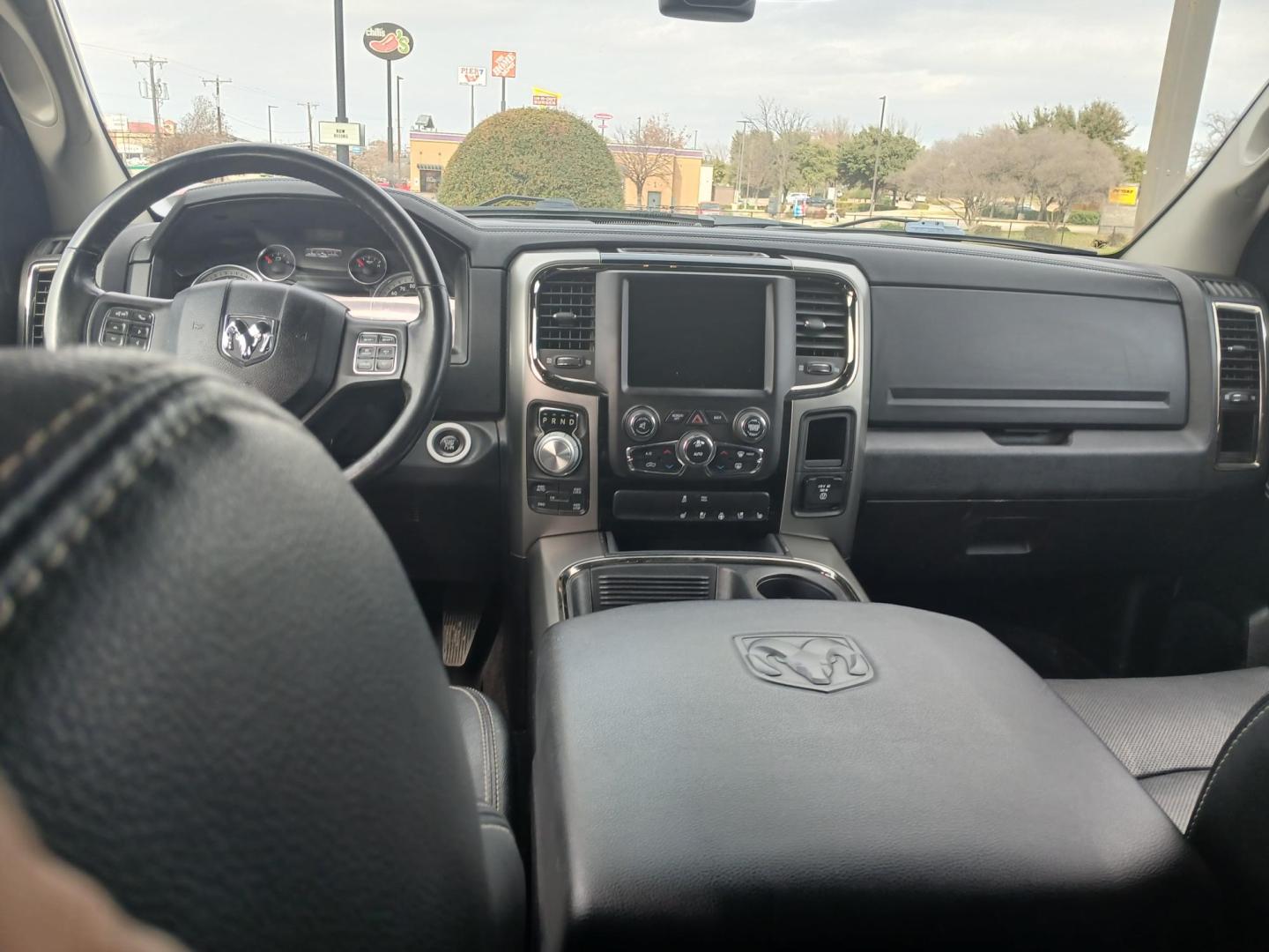 2016 BLACK RAM 1500 Sport Crew Cab LWB 4WD (1C6RR7UT5GS) with an 5.7L V8 OHV 16V engine, 6A transmission, located at 420 I-35E, Lancaster, TX, 75146, (469) 297-4144, 32.593929, -96.823685 - Photo#6